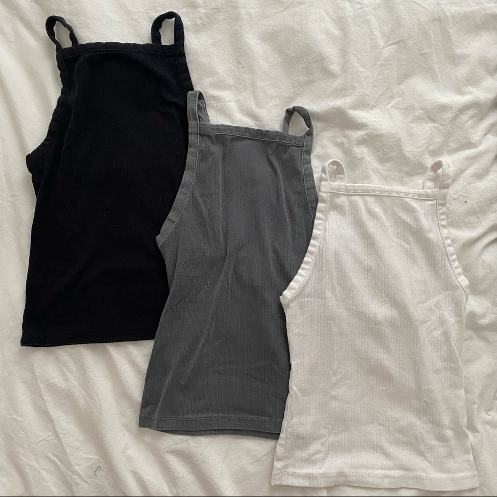 Free people high neck tank - set of 3